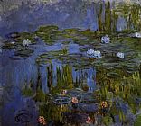 Claude Monet Famous Paintings - Water-Lilies 30